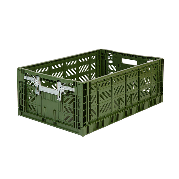 Ay-kasa_折疊收納箱_軍綠