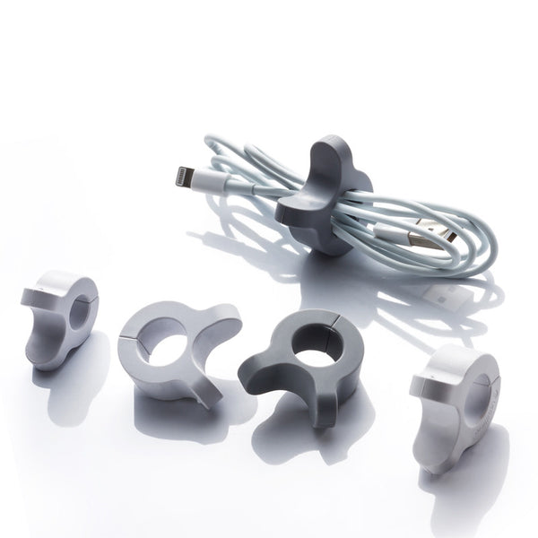 磁力收線夾 A-Clip_Cable Organizer _桃紅/水藍/灰/綠	_PK&BL&WH&GN