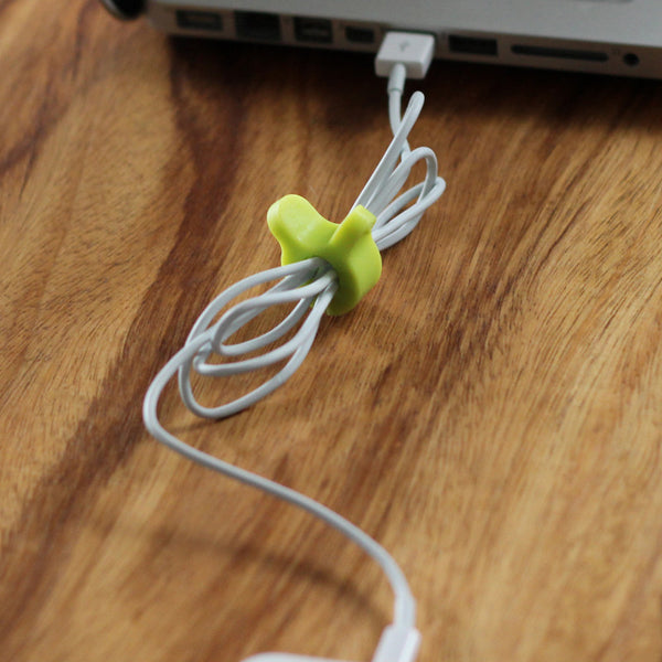 磁力收線夾 A-Clip_Cable Organizer _桃紅/水藍/灰/綠	_PK&BL&WH&GN