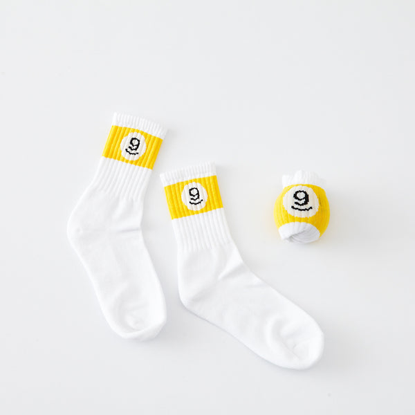 POOL BALL SOCKS_撞球襪9號球
