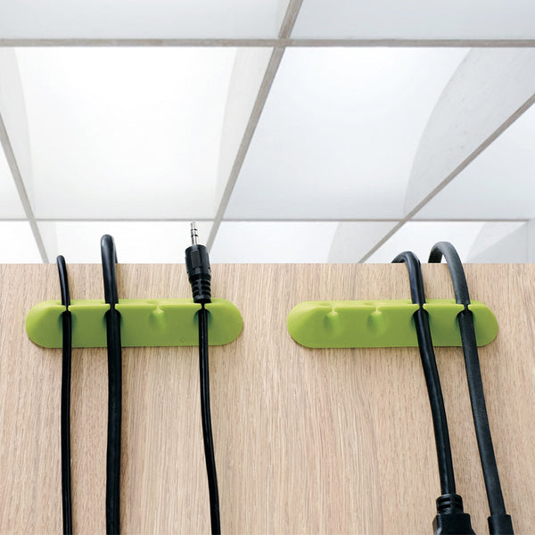 彈性收線器 Cable Holder T版 _灰/綠(GY/GN)