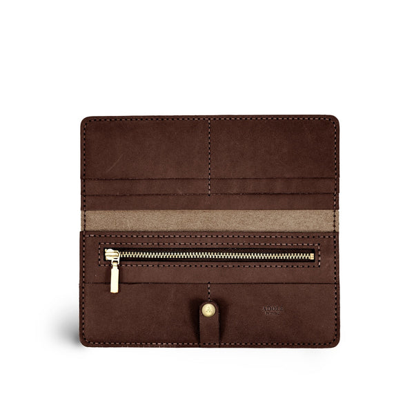 ADOLE_DIY長夾_焦茶色