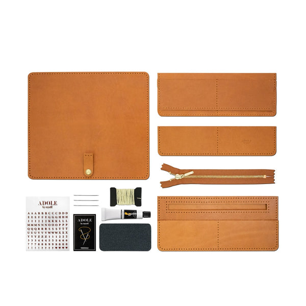 ADOLE_DIY長夾_棕色