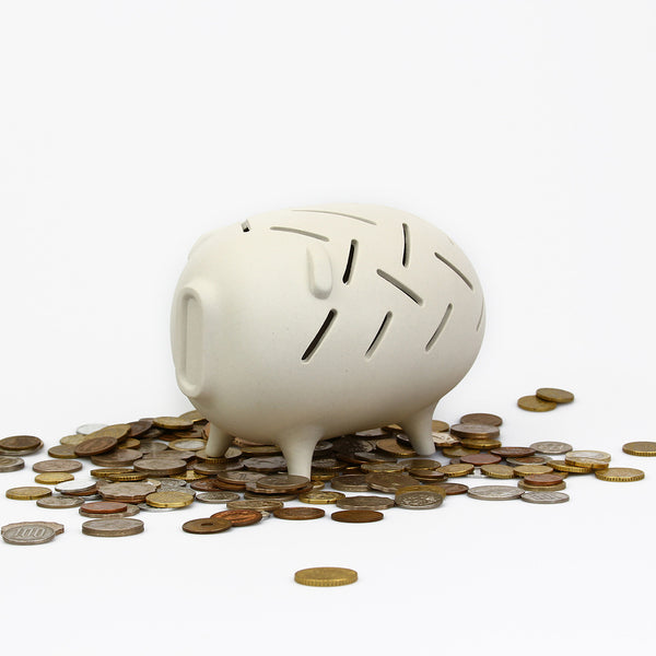 HUNGRY 多吃存錢豬 (灰色)