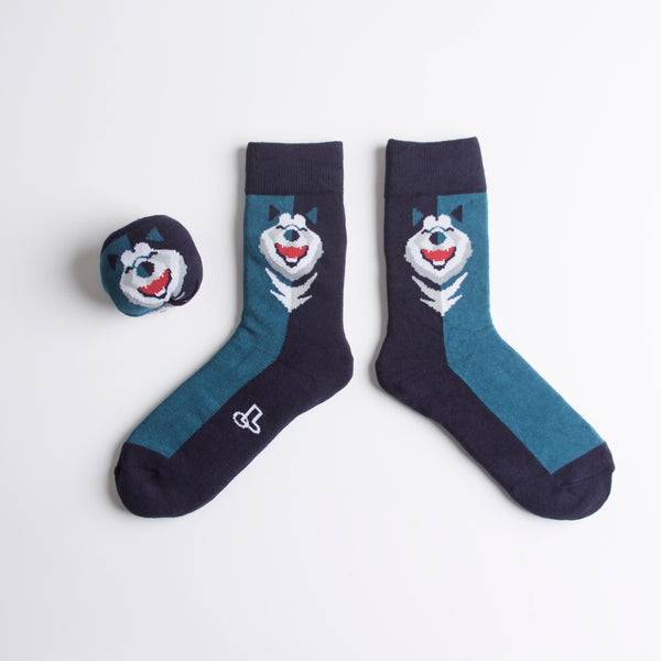 Pet Socks 寵物球襪_哈士奇