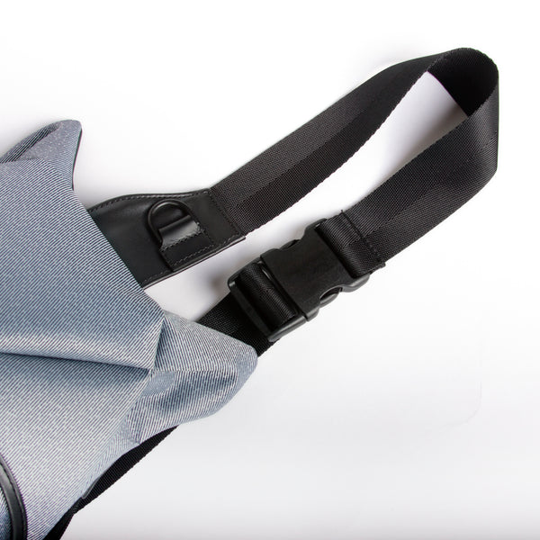 摺紙包_淺丹寧野狼斜肩包