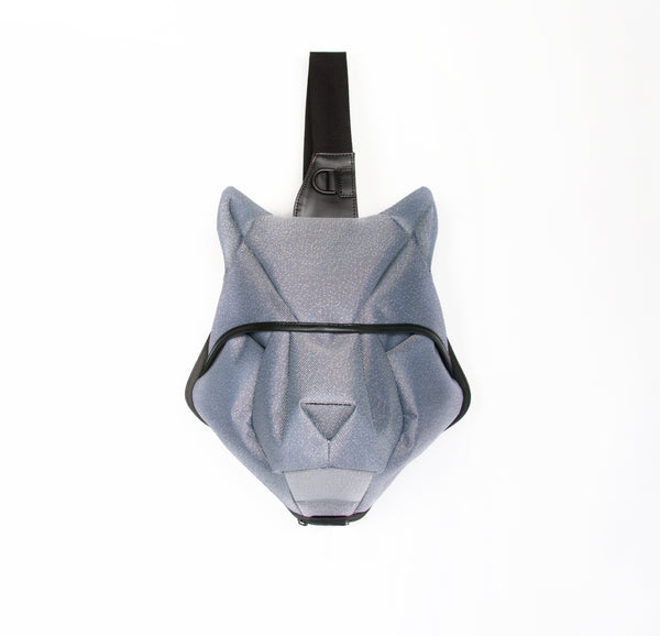 摺紙包_淺丹寧野狼斜肩包