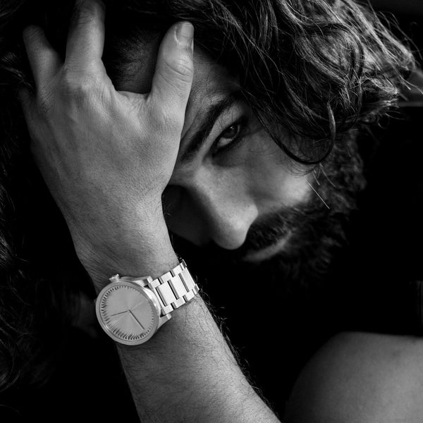 Tube watch S42_北歐工業齒輪設計腕錶_黃銅色/黃銅色鋼帶 Brass 42mm