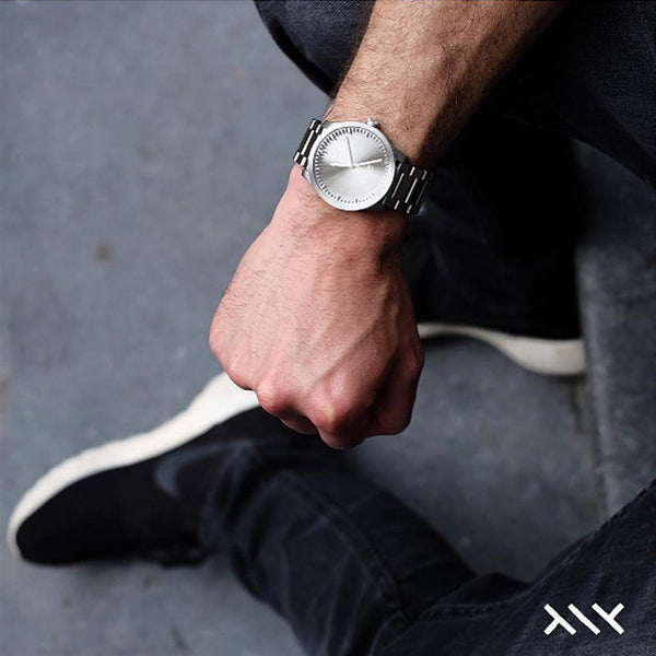 Tube watch S42_北歐工業齒輪設計腕錶_不銹鋼/銀鋼帶 Steel 42mm