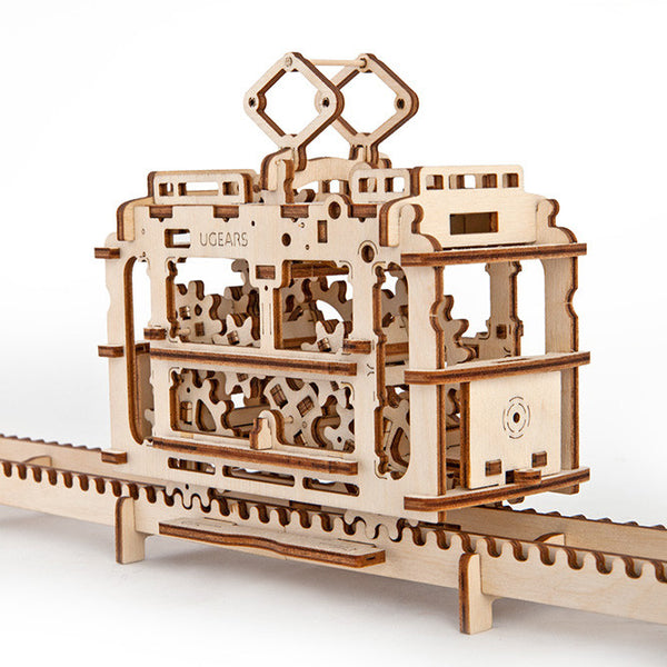 UGEARS_輕軌電車 Tram with rails