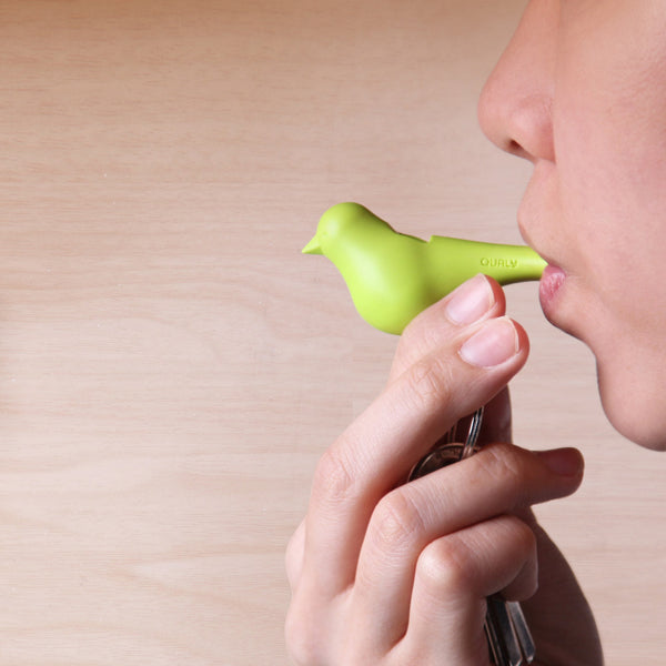 Duo Sparrow Keyring_Whistle Key Ring+Key Holder 雀兒愛巢-鑰匙圈組_白屋