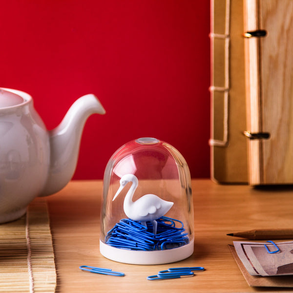 Swan in the pond_Clips Holder+Clips 天鵝湖-迴紋針組