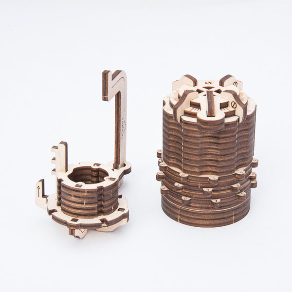 UGEARS_達文西密碼鎖 Lock