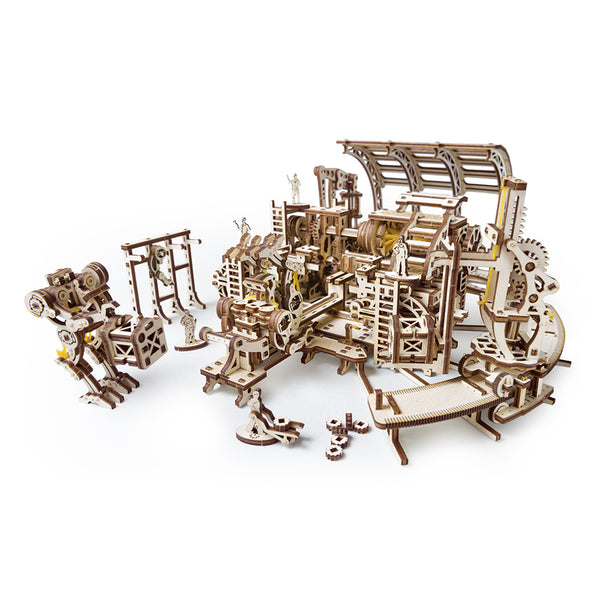 UGEARS_機械小鎮 機器人工廠 Robot factory