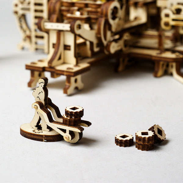 UGEARS_機械小鎮 機器人工廠 Robot factory