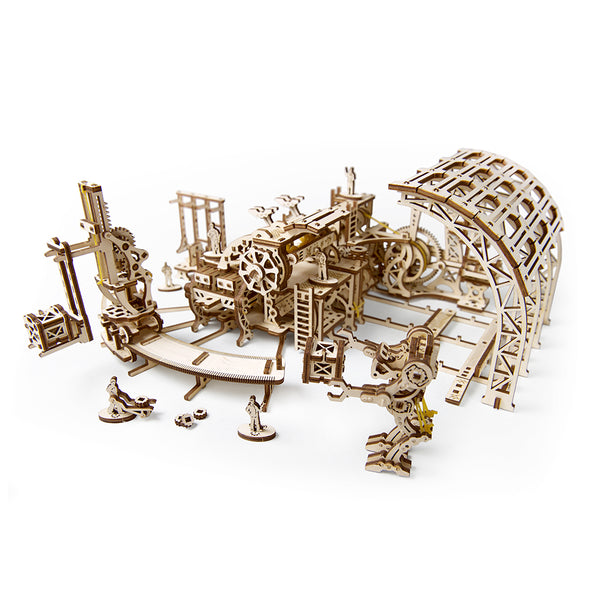 UGEARS_機械小鎮 機器人工廠 Robot factory