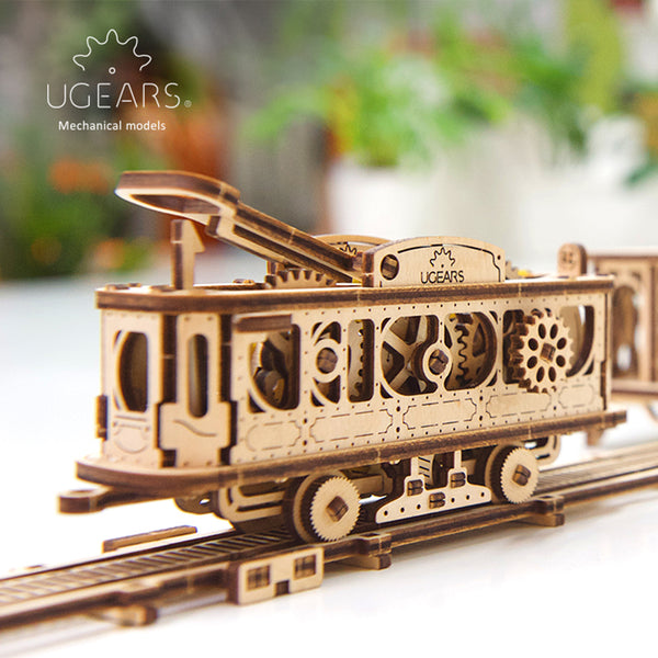 UGEARS_機械小鎮 叮叮車車站 Tram Line