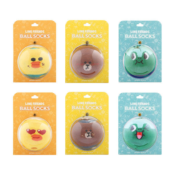 LINE FRIENDS 球襪_貪吃莎莉