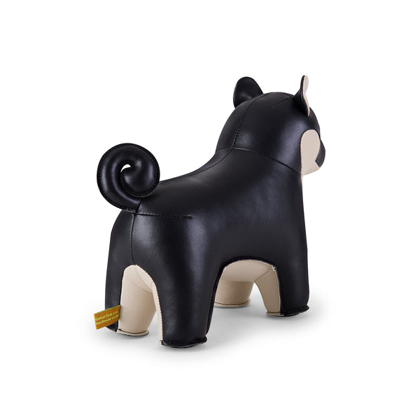 柴犬造型擺飾書檔_黑色