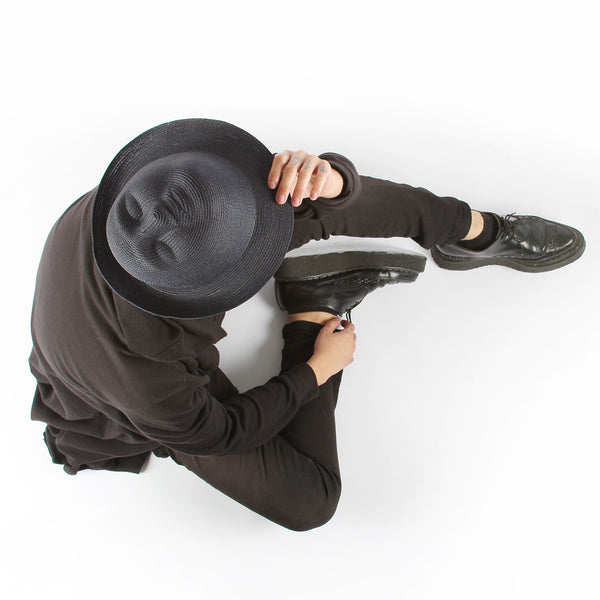 MASK hat 面具帽_人臉/牛仔藍