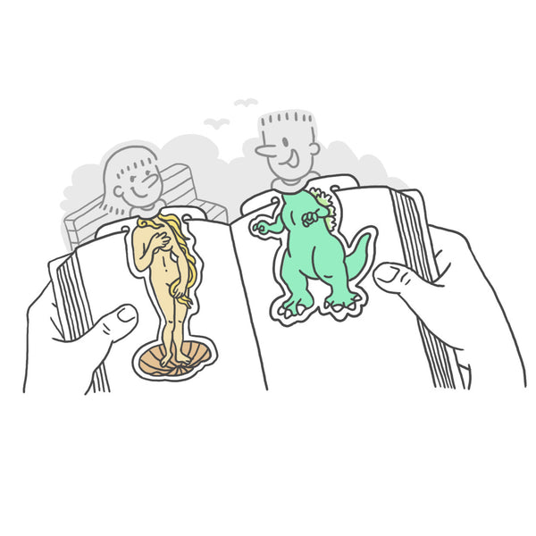 FUN 書籤 FUNNY BOOKMARK (大衛&維納斯)