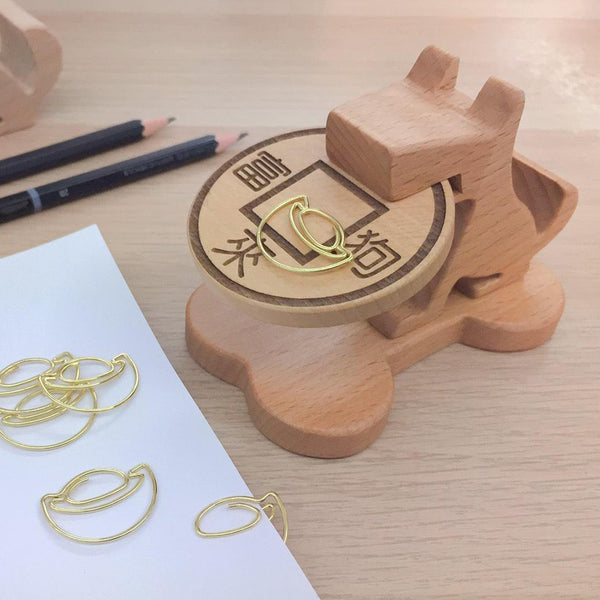 木匠兄妹_汪旺來-迴紋針收集器/手機座