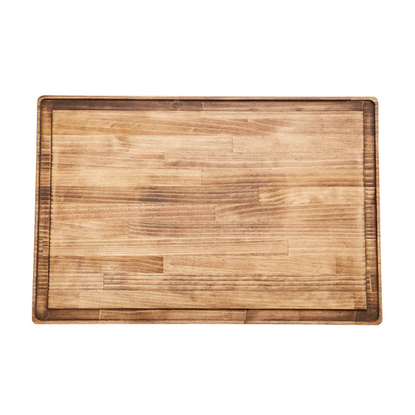 Ay-kasa專屬_紐松木實木桌板_手染深柚木色_L