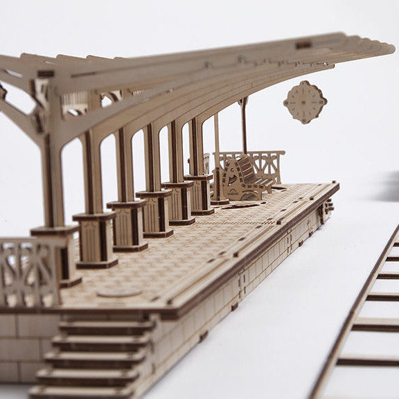 UGEARS_車站月台 Railway platform