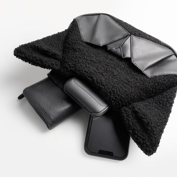 摺紙包_黑絨貓 迷你包