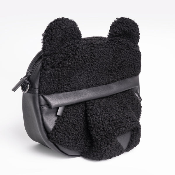 摺紙包_黑絨熊 迷你包