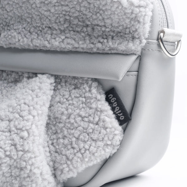 摺紙包_灰絨熊 迷你包