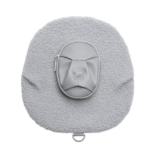 摺紙包_灰絨獅子 迷你包