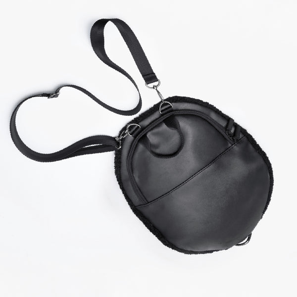 摺紙包_黑絨獅子 迷你包