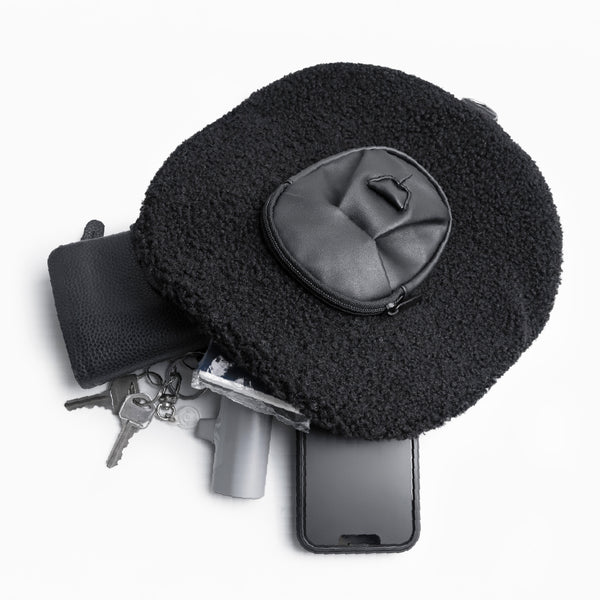 摺紙包_黑絨獅子 迷你包