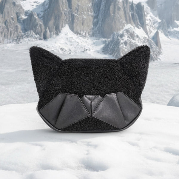 摺紙包_黑絨貓 迷你包