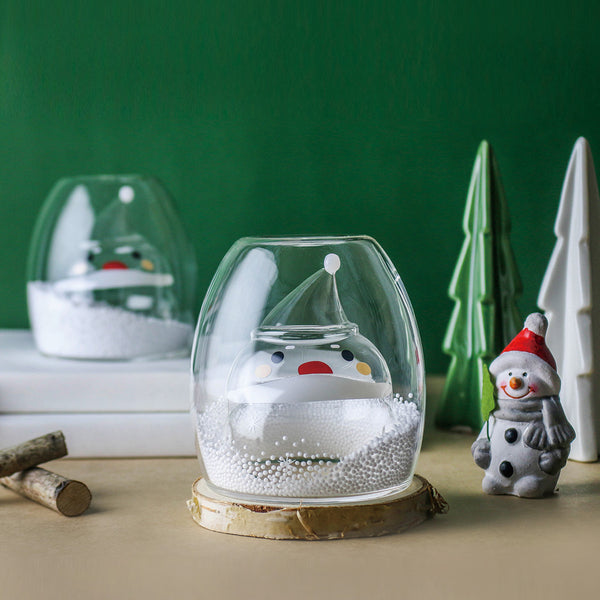 聖誕系列-聖誕老公公雙層玻璃杯