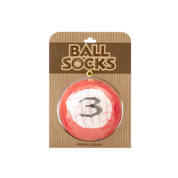 POOL BALL SOCKS_撞球襪3號球