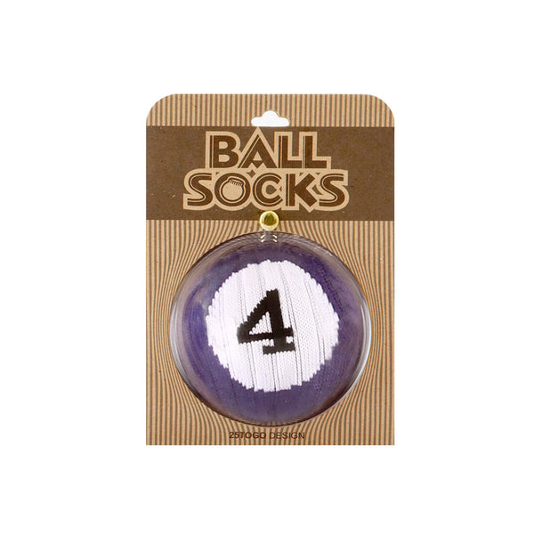 POOL BALL SOCKS_撞球襪4號球