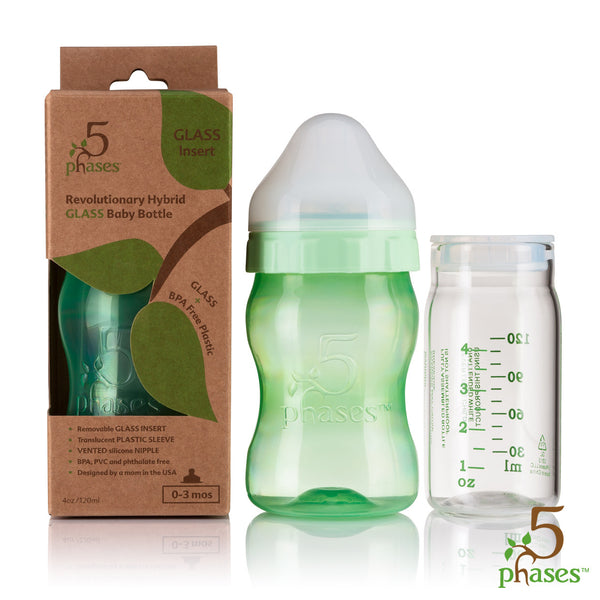 菲斯成長5階段環保雙層奶瓶(S)-120ml
