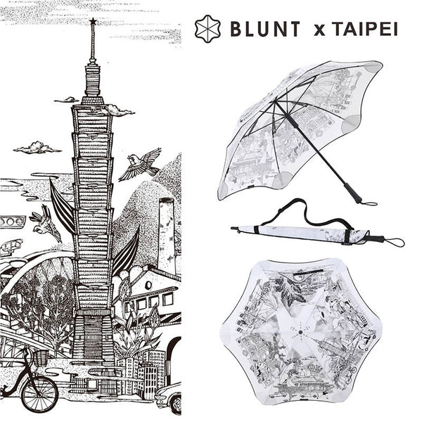 BLUNT X TAIPEI 台北城市傘 全球限量款 直傘系列_旭日白
