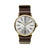 Camden Watch_NO88_英倫時尚玩味個性真皮腕錶 Gold and Brown Leather