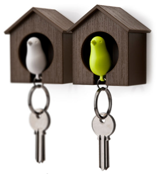 Sparrow Keyring _Whistle Key Ring+Key Holder 雀兒哨匙圈_咖啡屋
