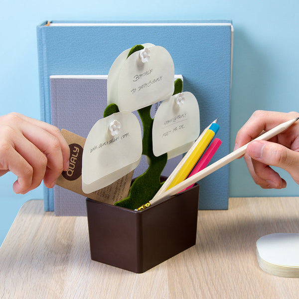Desk Bonsai_Accessories box+Note plate 樹花-桌上收納盒