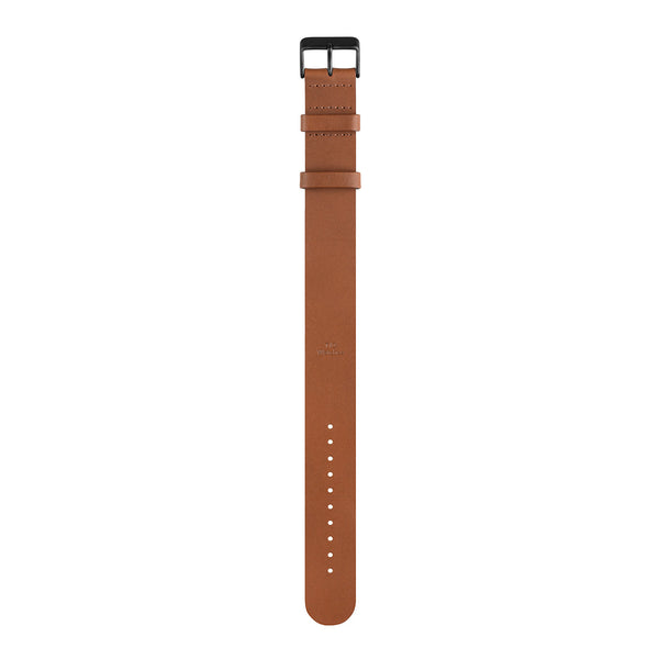 TID No.1 黑錶面 / 棕褐色皮錶帶