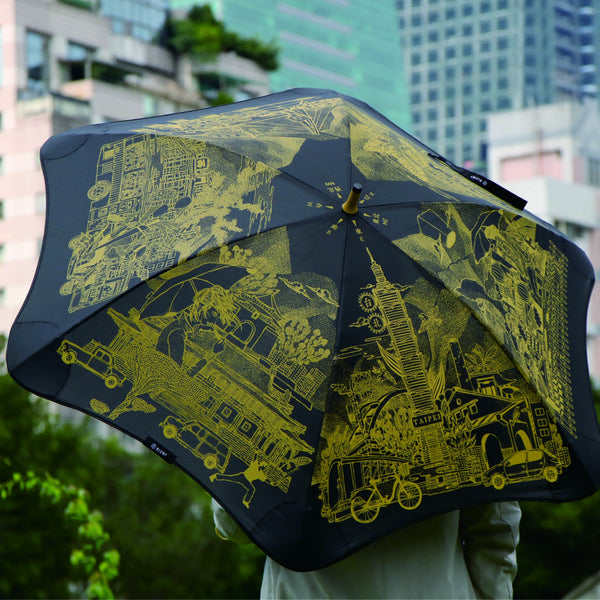 BLUNT X TAIPEI 台北城市傘 全球限量款 折傘系列_黯夜黑